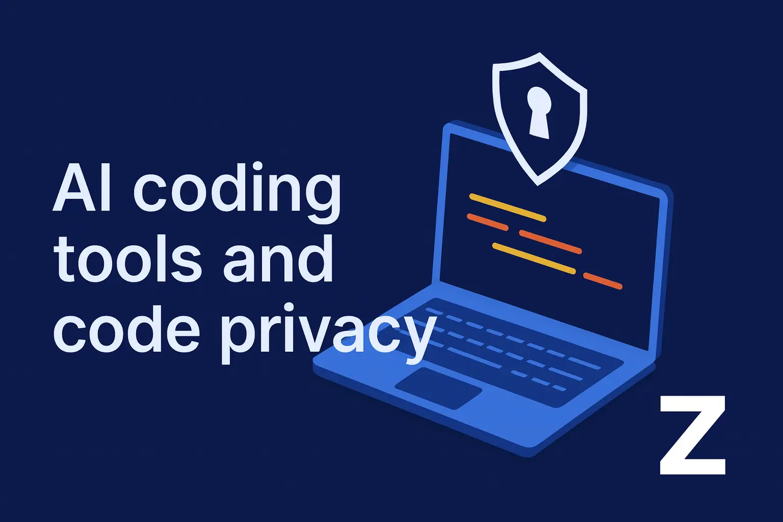 Privacy-focused architecture diagram showing how Ziva handles code and data