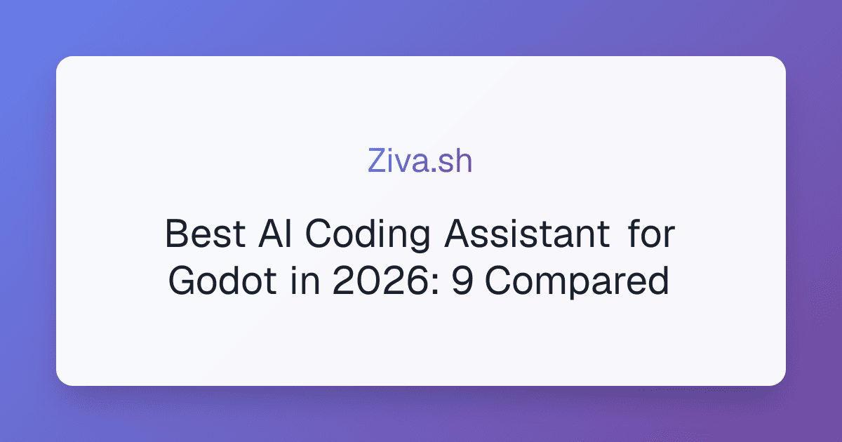 Best AI Coding Assistant for Godot in 2026: 9 Compared
