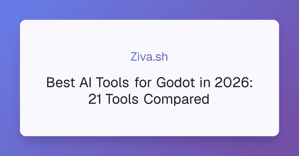 Best AI Tools for Godot in 2026: 21 Tools Compared