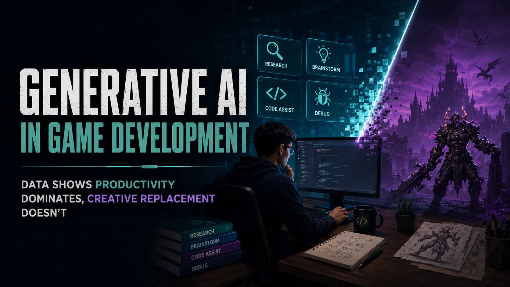 Generative AI in Game Development: Data Shows Productivity Dominates, Creative Replacement Doesn't