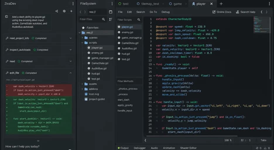 GDScript & C# Generation With Project Context