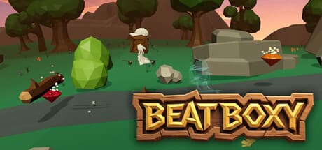 Beat Boxy Steam store header art, a rhythm game made in Godot