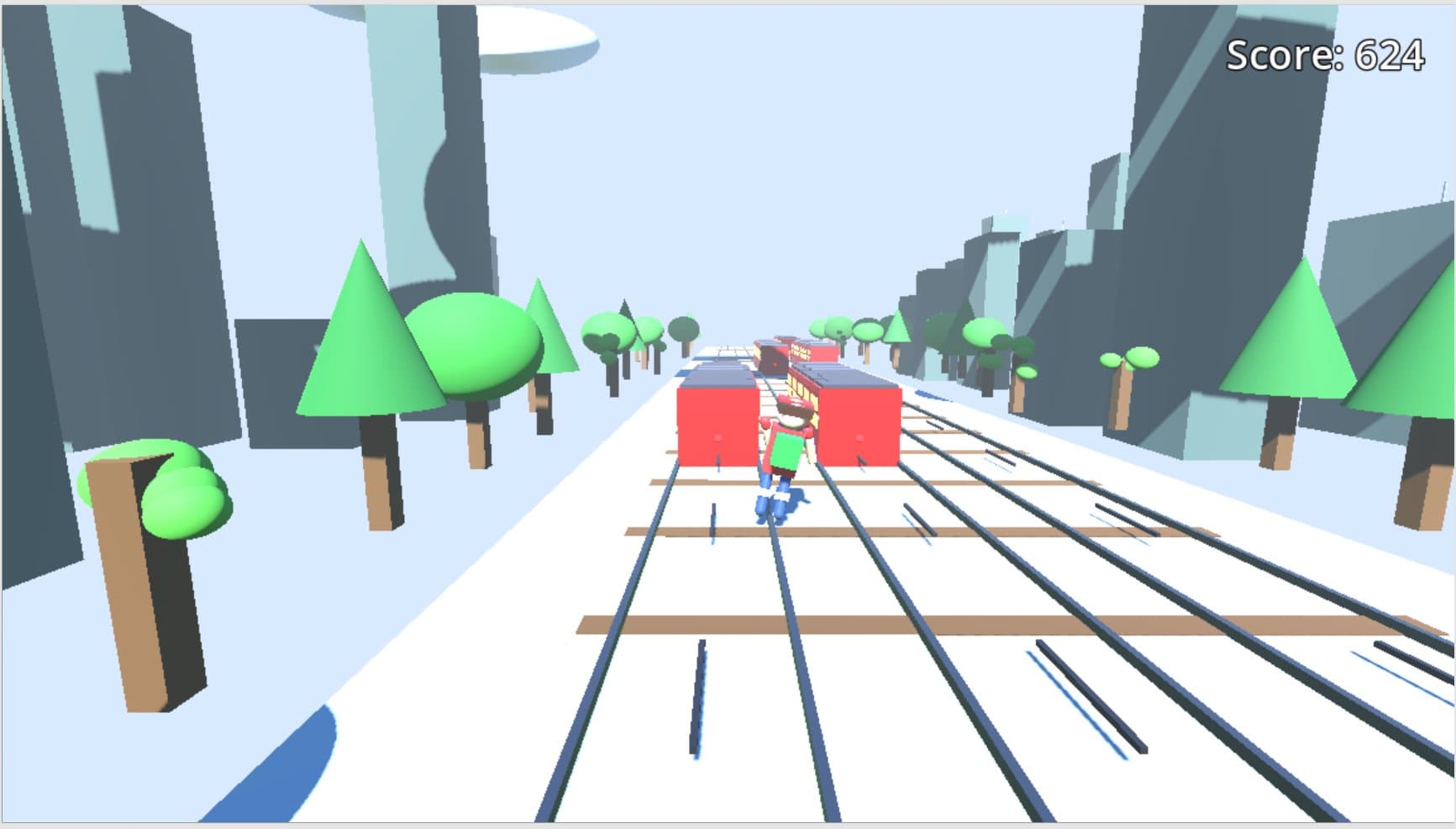 Subway Surfers endless-runner clone recreated in the Godot engine