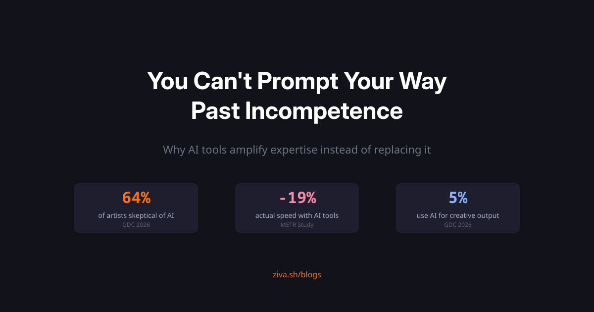 You Can't Prompt Your Way Past Incompetence