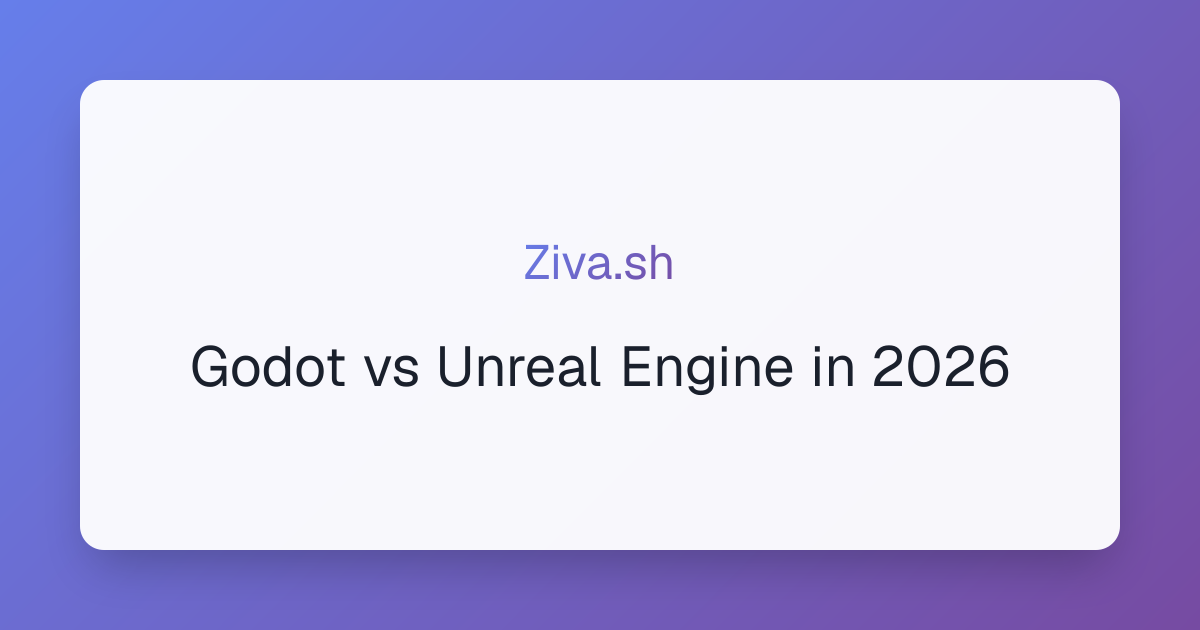 Godot vs Unreal Engine in 2026