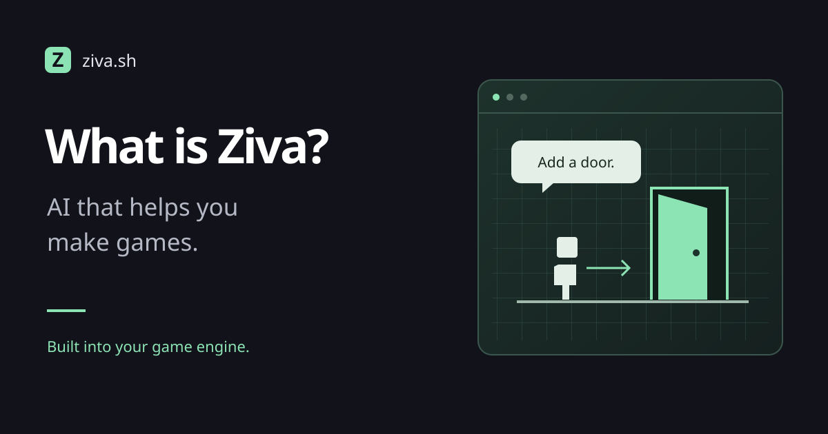 What is Ziva? Build games faster with AI